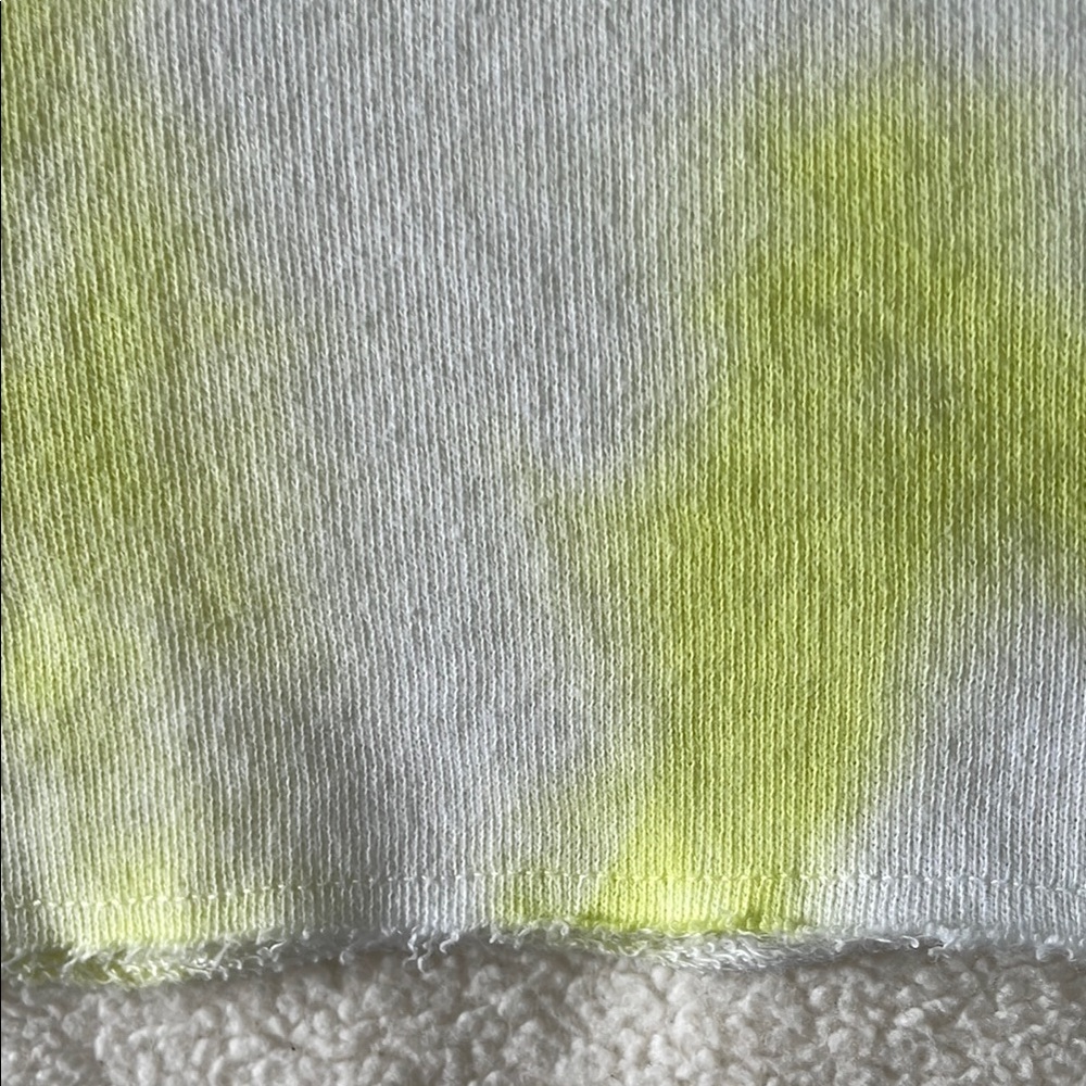 PINK Victoria's Secret Yellow Tie-Dye cropped sweater - Picture 6 of 6